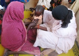 Article : Vaccination contre la rougeole dans le Ouaddaï